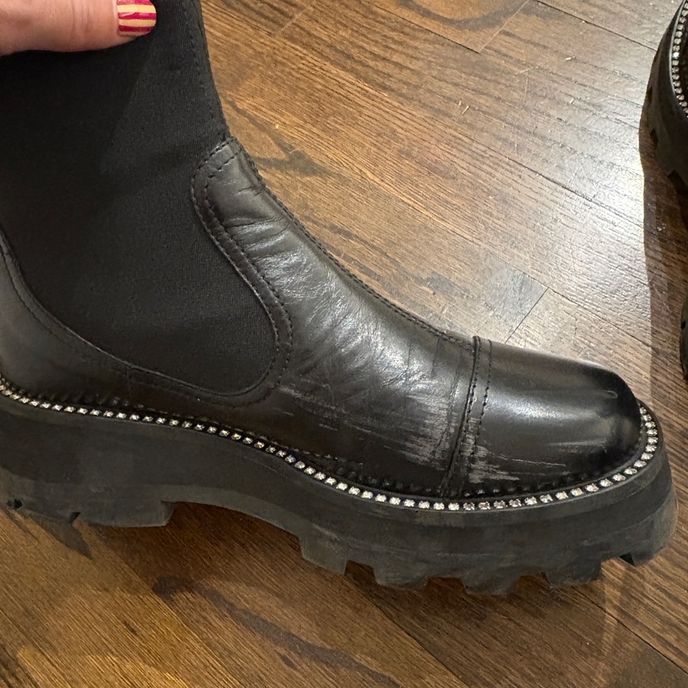 Jimmy Choo Chelsea Boot - Rhinestone Trim - Picture 5 of 8